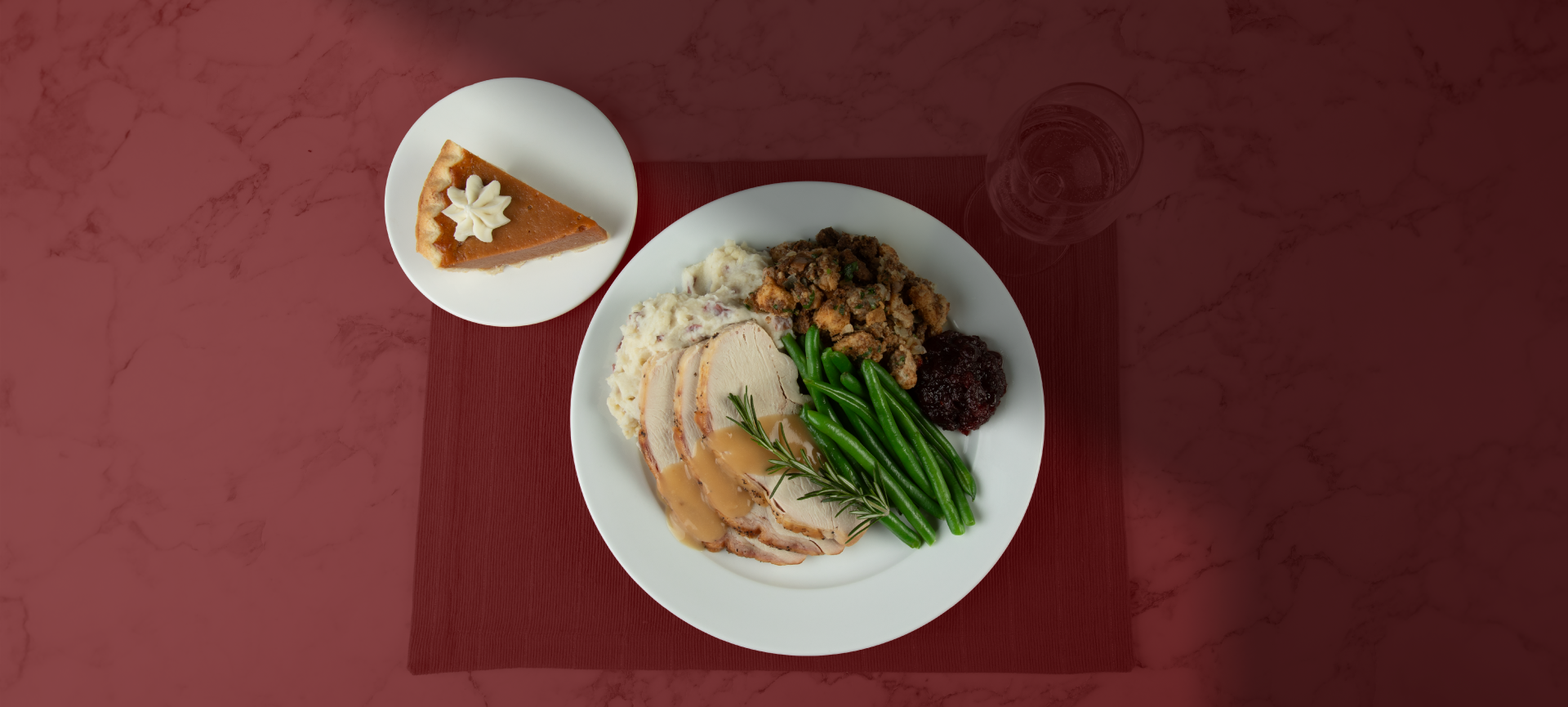 Thanksgiving turkey and pumpkin pie from Brio