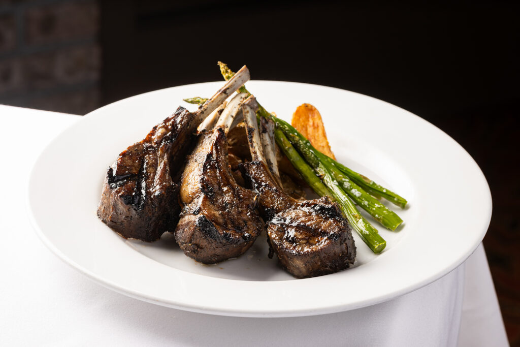 Lamb Chops on a plate